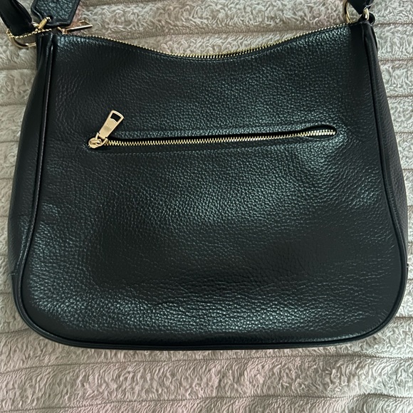 Coach Ellie File Bag in Black Pebbled Leather - Picture 2 of 13